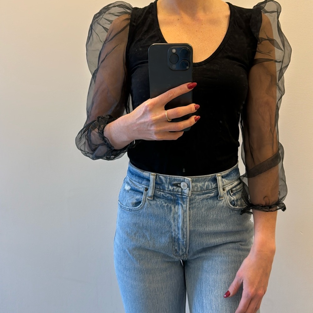 Stradivarius puffy blouse